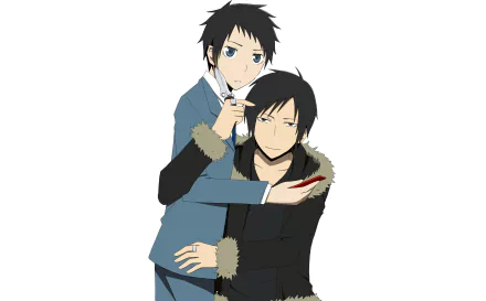 Mikado Ryūgamine Izaya Orihara Anime Durarara!! HD Desktop Wallpaper | Background Image