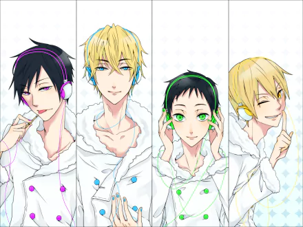 Masaomi Kida Mikado Ryūgamine Shizuo Heiwajima Izaya Orihara Anime Durarara!! HD Desktop Wallpaper | Background Image
