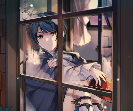 Xingqiu (Genshin Impact) video game Genshin Impact HD Desktop Wallpaper | Background Image