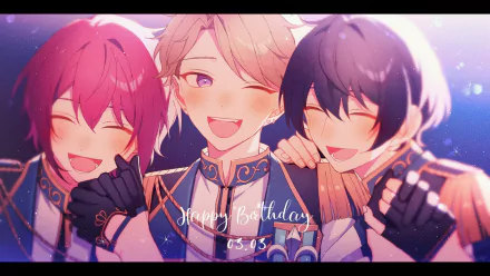 Tsukasa Suou Ritsu Sakuma Arashi Narukami video game Ensemble Stars! HD Desktop Wallpaper | Background Image