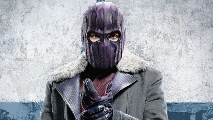 Baron Zemo, portrayed by Daniel Brühl in the TV show The Falcon and the Winter Soldier, featured in a 4K Ultra HD PC desktop wallpaper and background.