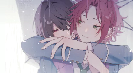 Ritsu Sakuma Mao Isara video game Ensemble Stars! HD Desktop Wallpaper | Background Image