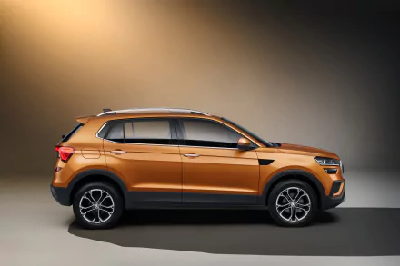 orange car SUV Skoda car vehicle Skoda Kushaq HD Desktop Wallpaper | Background Image