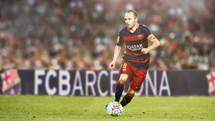 Spanish soccer Andrés Iniesta Sports HD Desktop Wallpaper | Background Image
