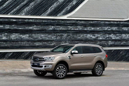 silver car SUV car Ford vehicle Ford Everest HD Desktop Wallpaper | Background Image