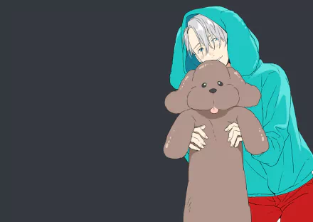 Victor Nikiforov Anime Yuri!!! on ICE HD Desktop Wallpaper | Background Image