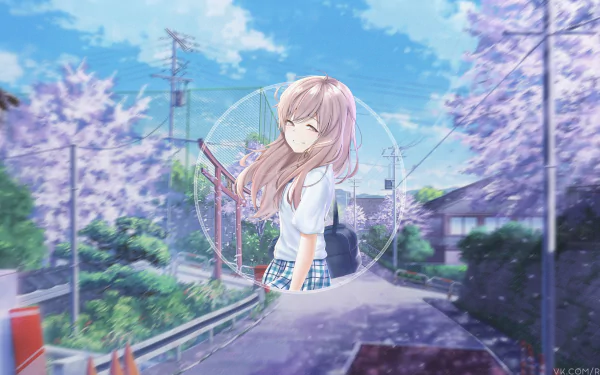 Shouko Nishimiya Anime A Silent Voice picture-in-picture HD Desktop Wallpaper | Background Image