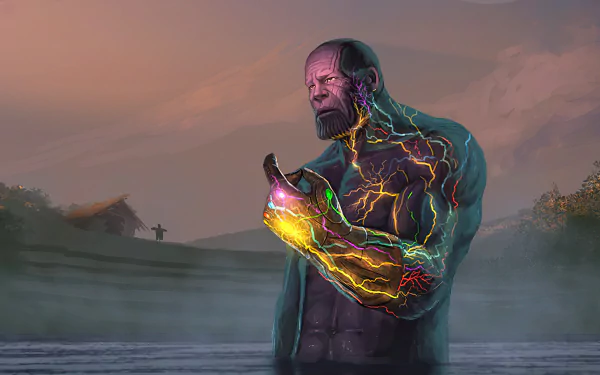 Infinity Gauntlet supervillain Comic Thanos HD Desktop Wallpaper | Background Image
