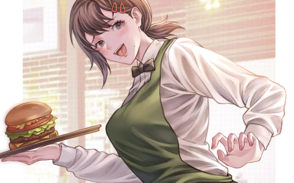 Kobeni Higashiyama Anime Chainsaw Man HD Desktop Wallpaper | Background Image