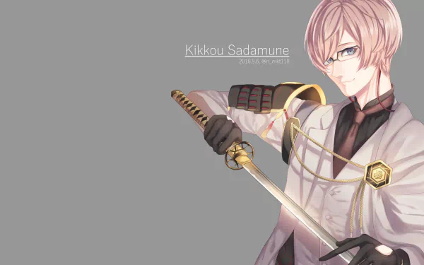 Kikkou Sadamune Anime Touken Ranbu HD Desktop Wallpaper | Background Image