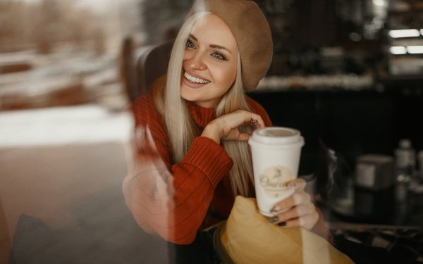 Women Model Models Smile Blonde Hat HD Wallpaper | Background Image