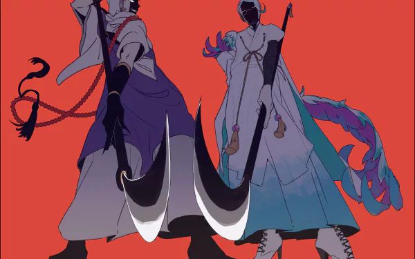 Tomoegata Naginata Iwatooshi (Touken Ranbu) Anime Touken Ranbu HD Desktop Wallpaper | Background Image