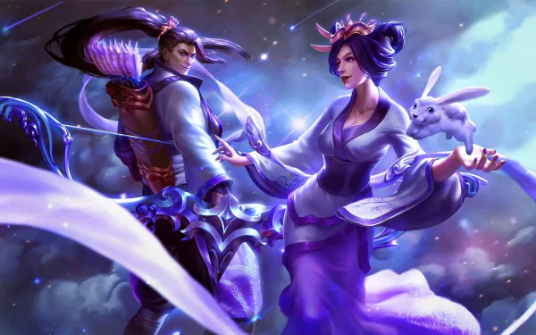 Hou Yi (Smite) Chang'e (Smite) video game Smite HD Desktop Wallpaper | Background Image