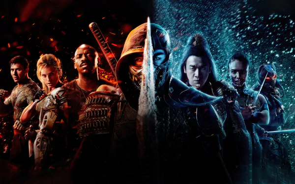 Shang Tsung Mileena (Mortal Kombat) Sonya Blade Jax (Mortal Kombat) Sub-Zero (Mortal Kombat) Scorpion (Mortal Kombat) movie Mortal Kombat (2021) HD Desktop Wallpaper | Background Image