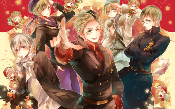 Sweden (Hetalia) Norway (Hetalia) Iceland (Hetalia) Finland (Hetalia) Denmark (Hetalia) Anime hetalia axis powers HD Desktop Wallpaper | Background Image