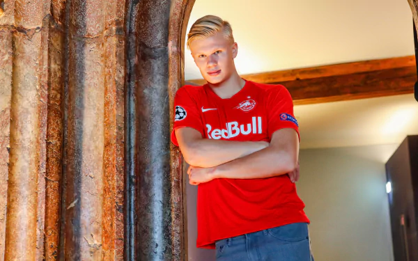 Norwegian soccer Erling Haaland Sports HD Desktop Wallpaper | Background Image