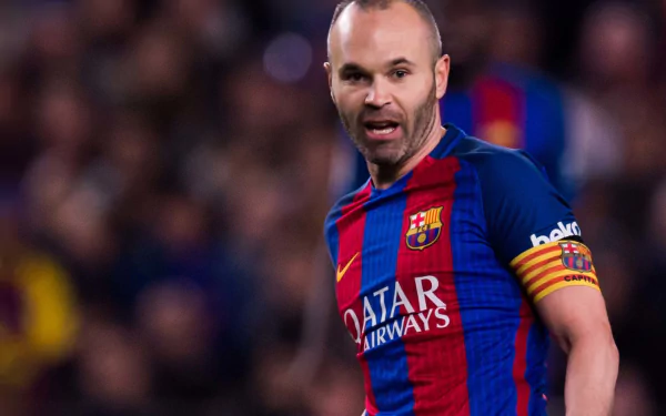 Spanish soccer Andrés Iniesta Sports HD Desktop Wallpaper | Background Image