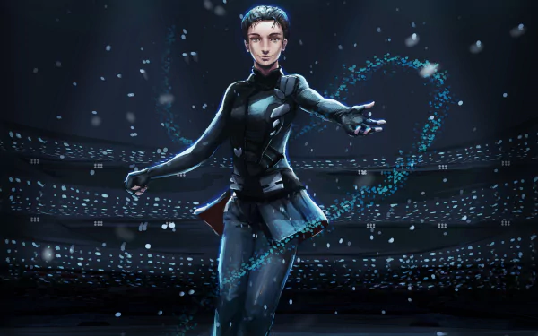 Yuuri Katsuki Anime Yuri!!! on ICE HD Desktop Wallpaper | Background Image