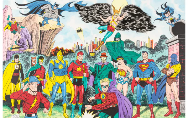 Comic Justice Society of America HD Desktop Wallpaper | Background Image