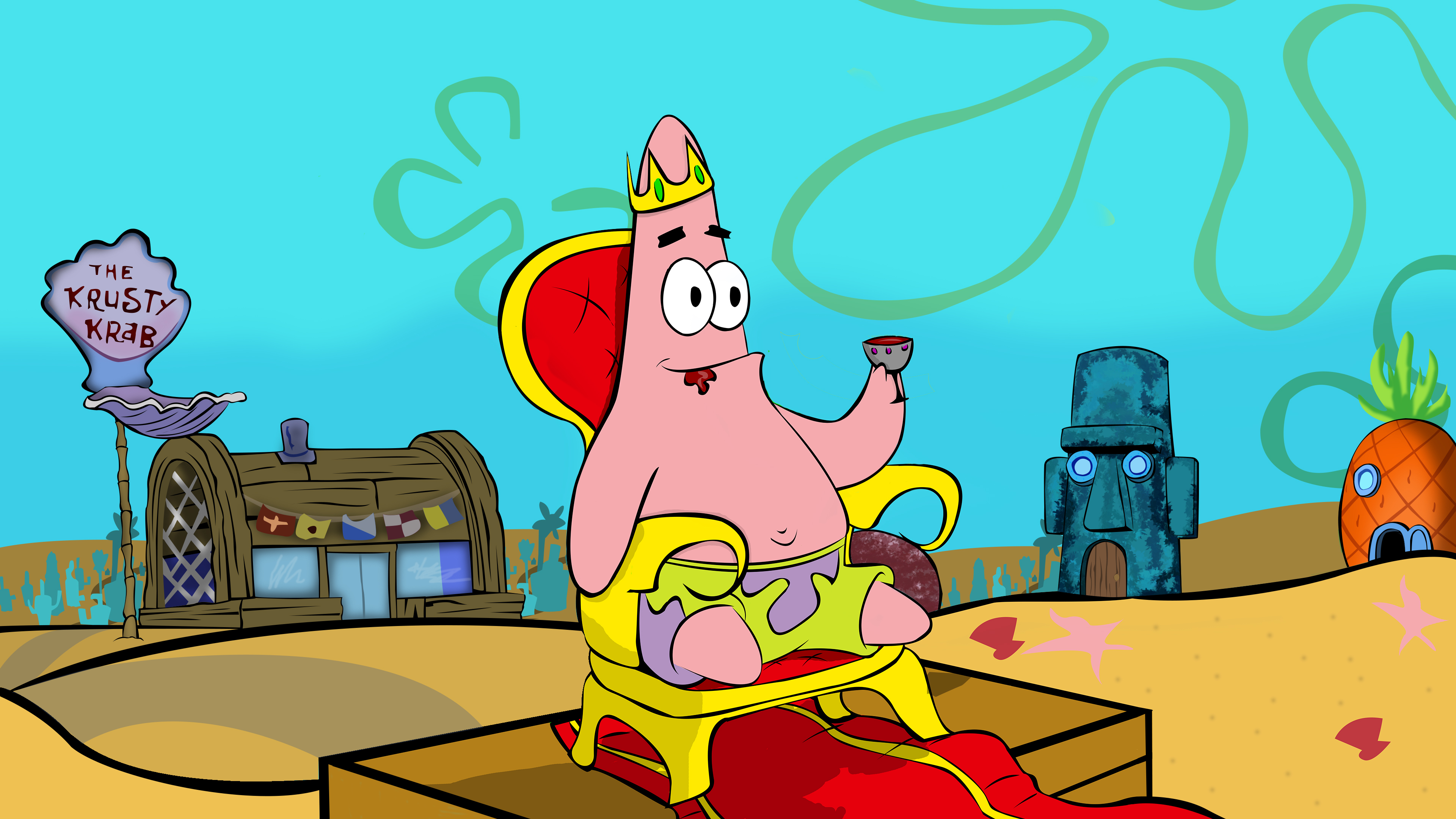 300+] Patrick Star Wallpapers