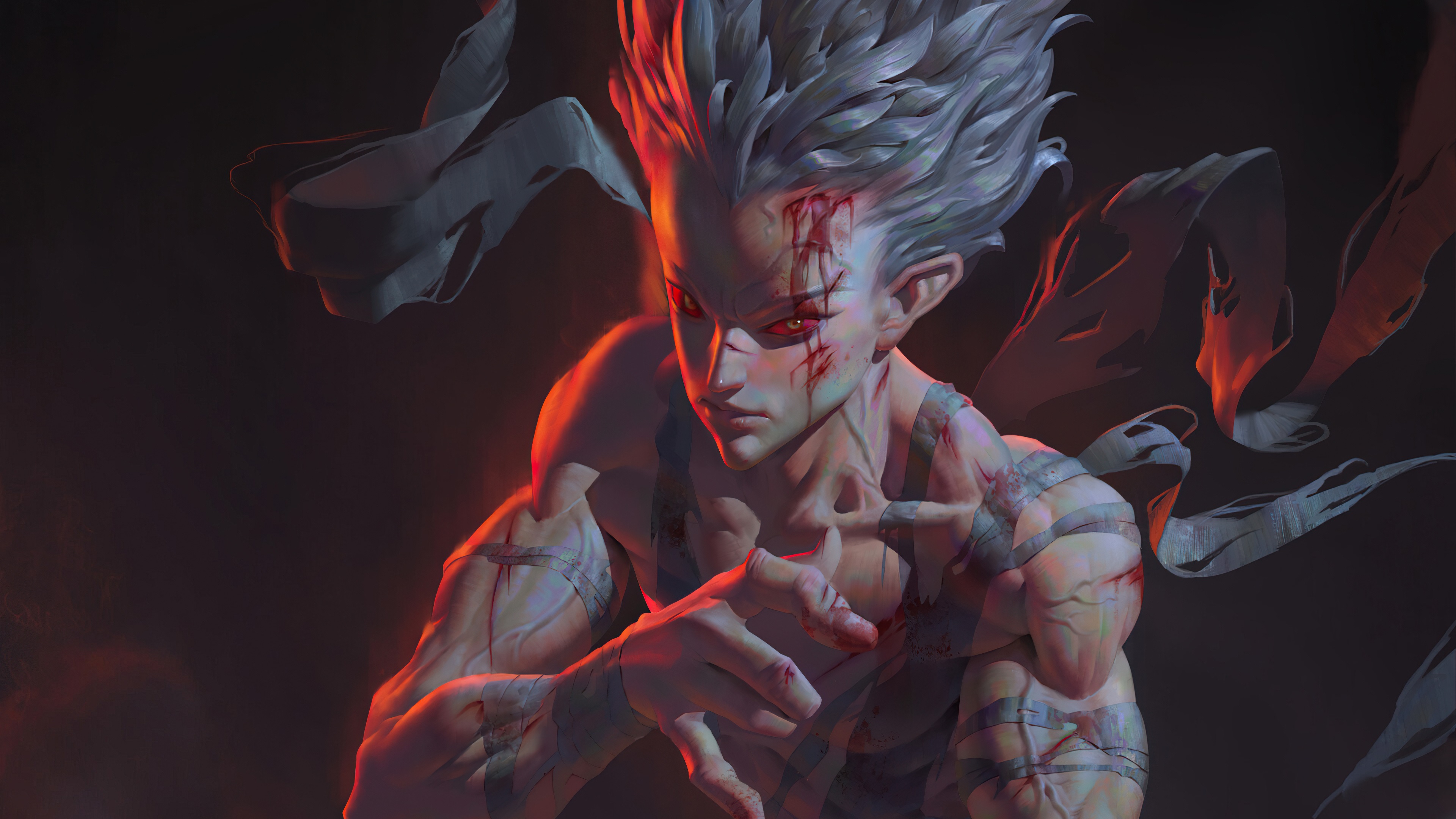 Cosmic Garou Anime Animation Wallpaper