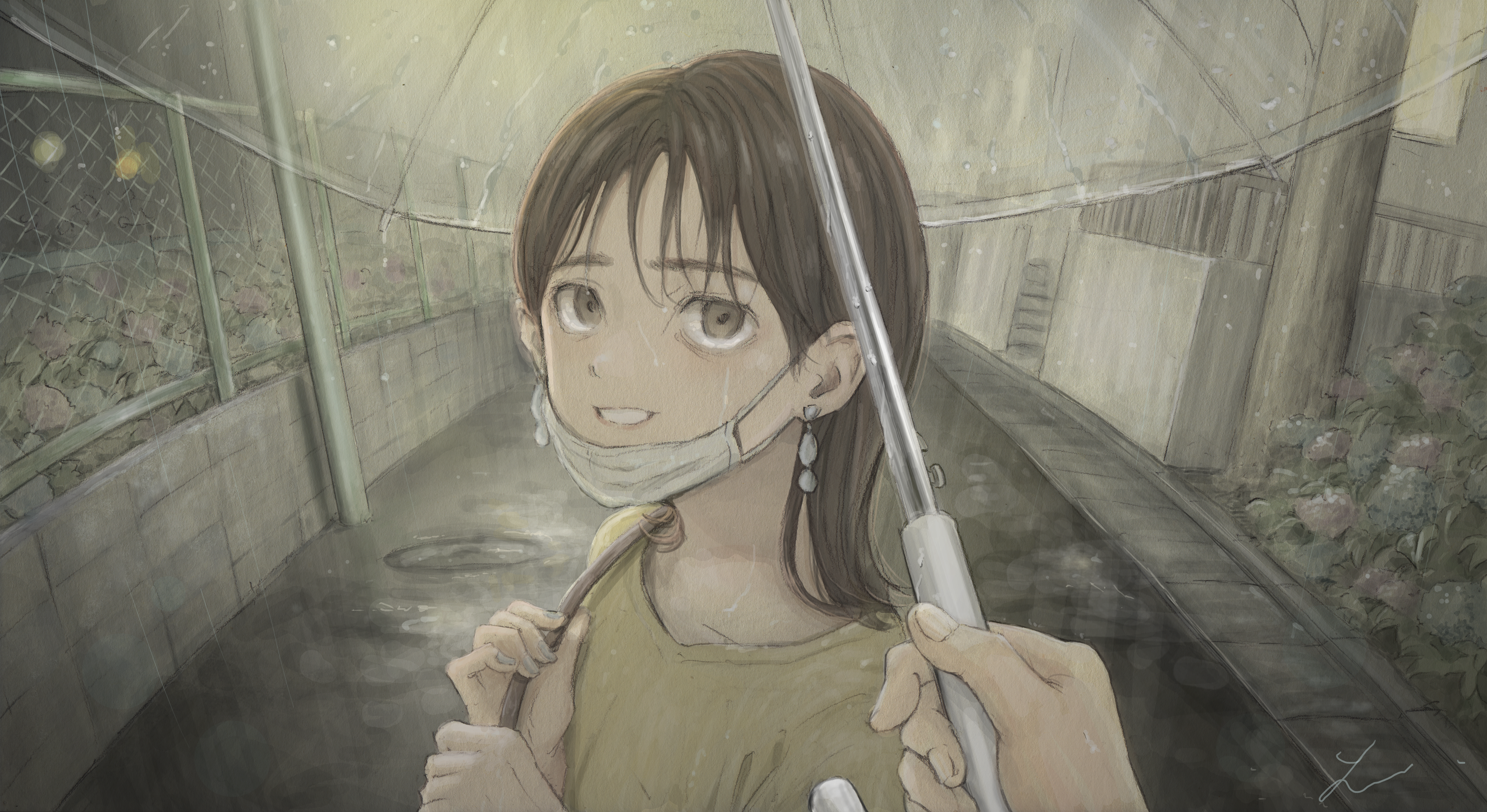 Anime Girl 4k Ultra HD Wallpaper by ゆれる