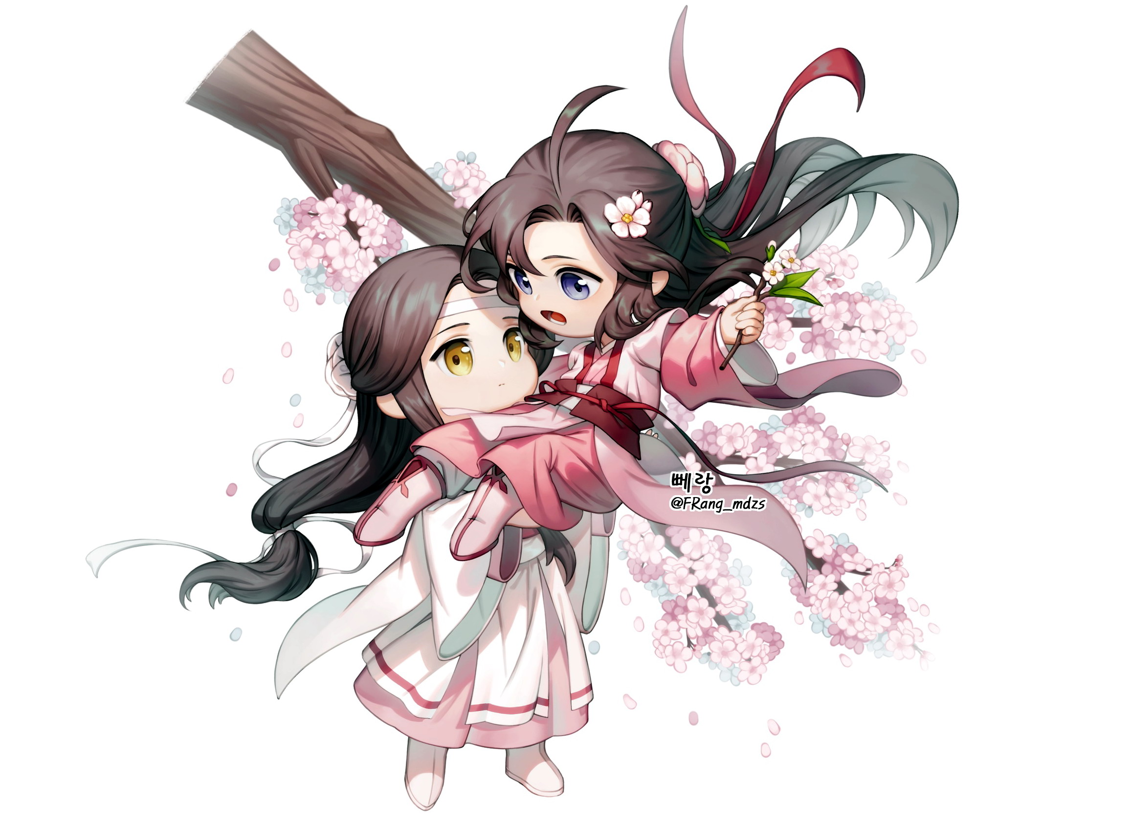 Download Mo Dao Zu Shi New Year Chibi Version Wallpaper