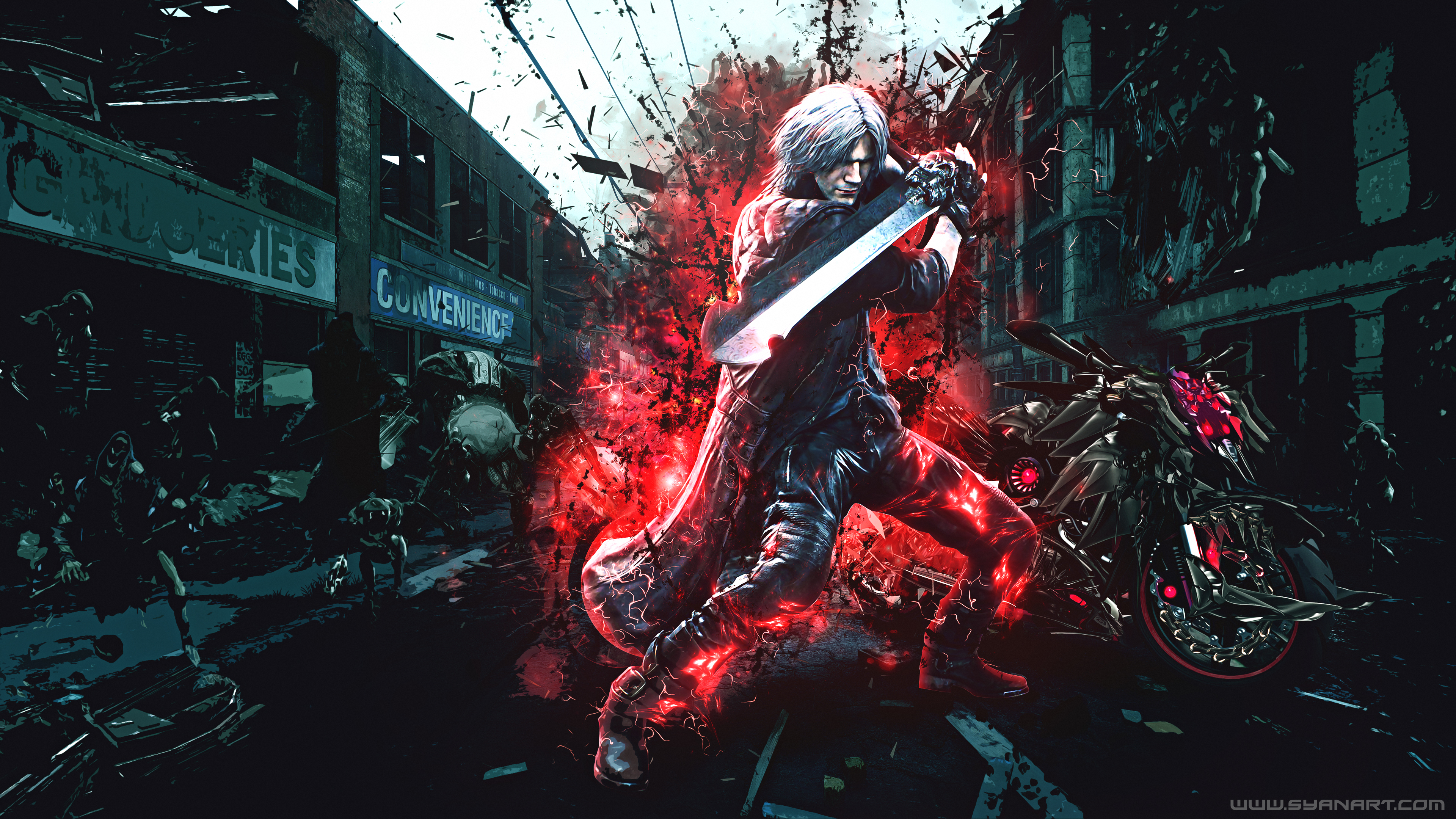 DMC Dante wallpaper : r/DevilMayCry