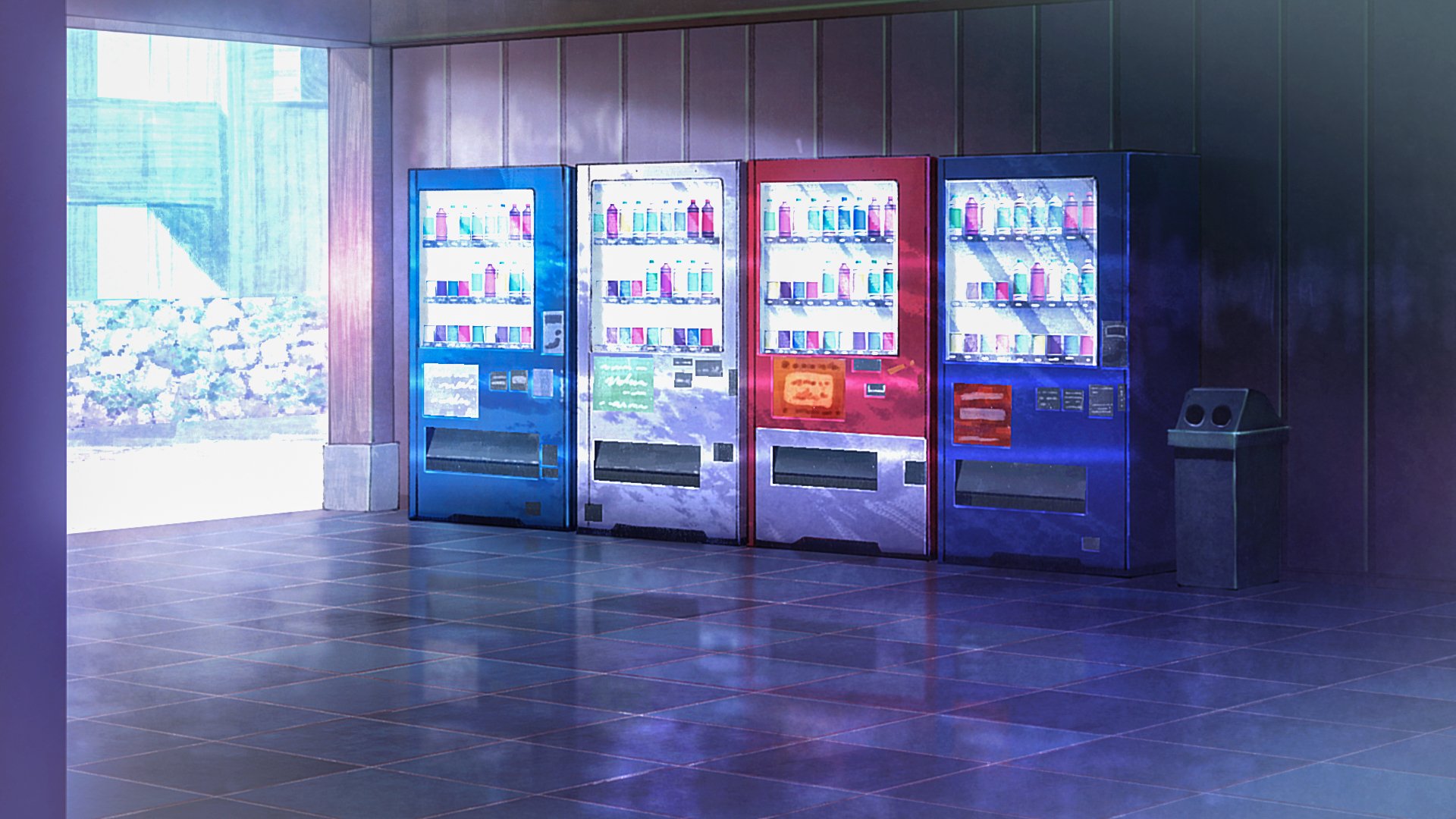 Aesthetic Vaporwave Art Anime Vending Machine HD wallpaper  Pxfuel