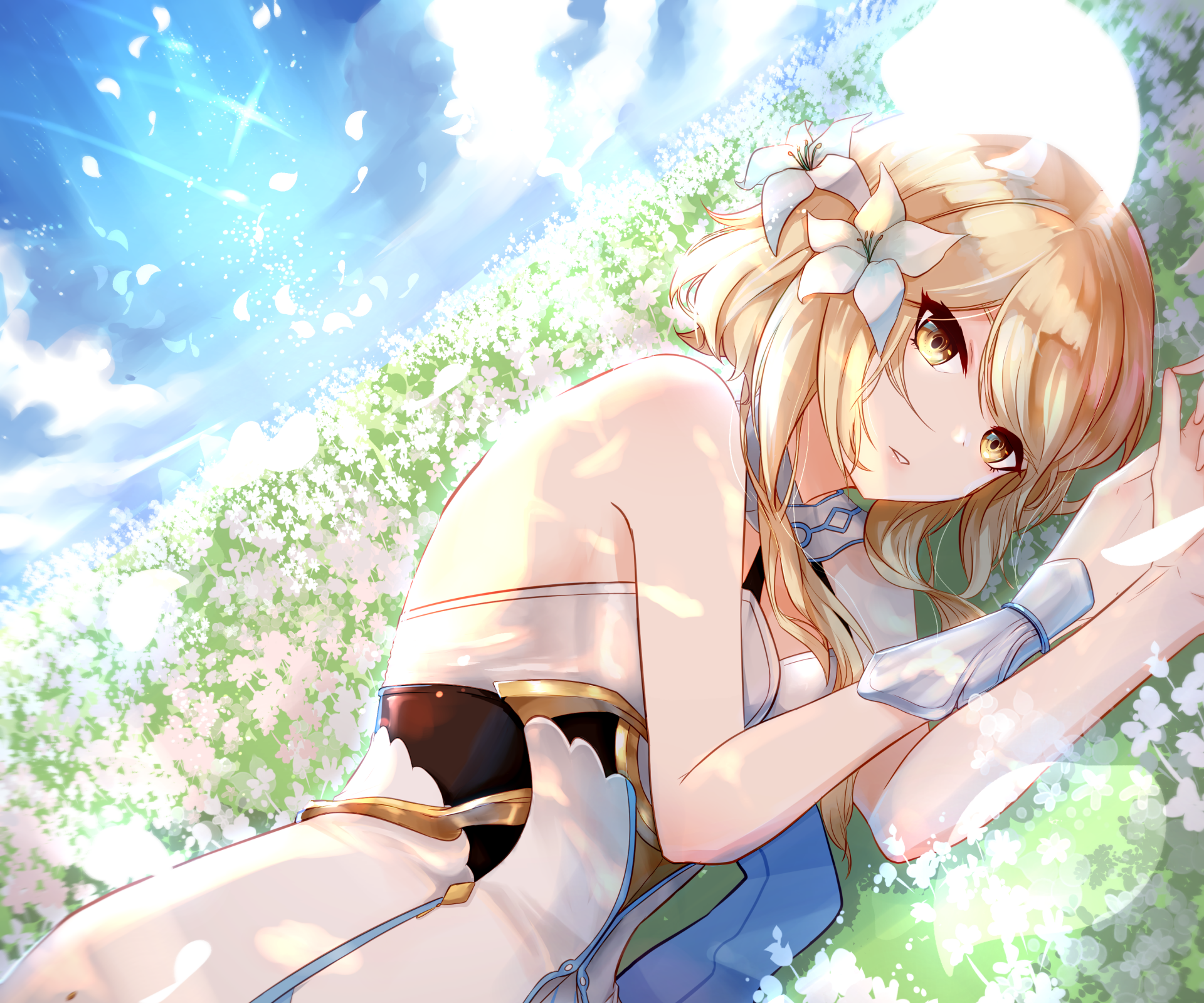 Download Lumine (Genshin Impact) Video Game Genshin Impact HD Wallpaper by 시로