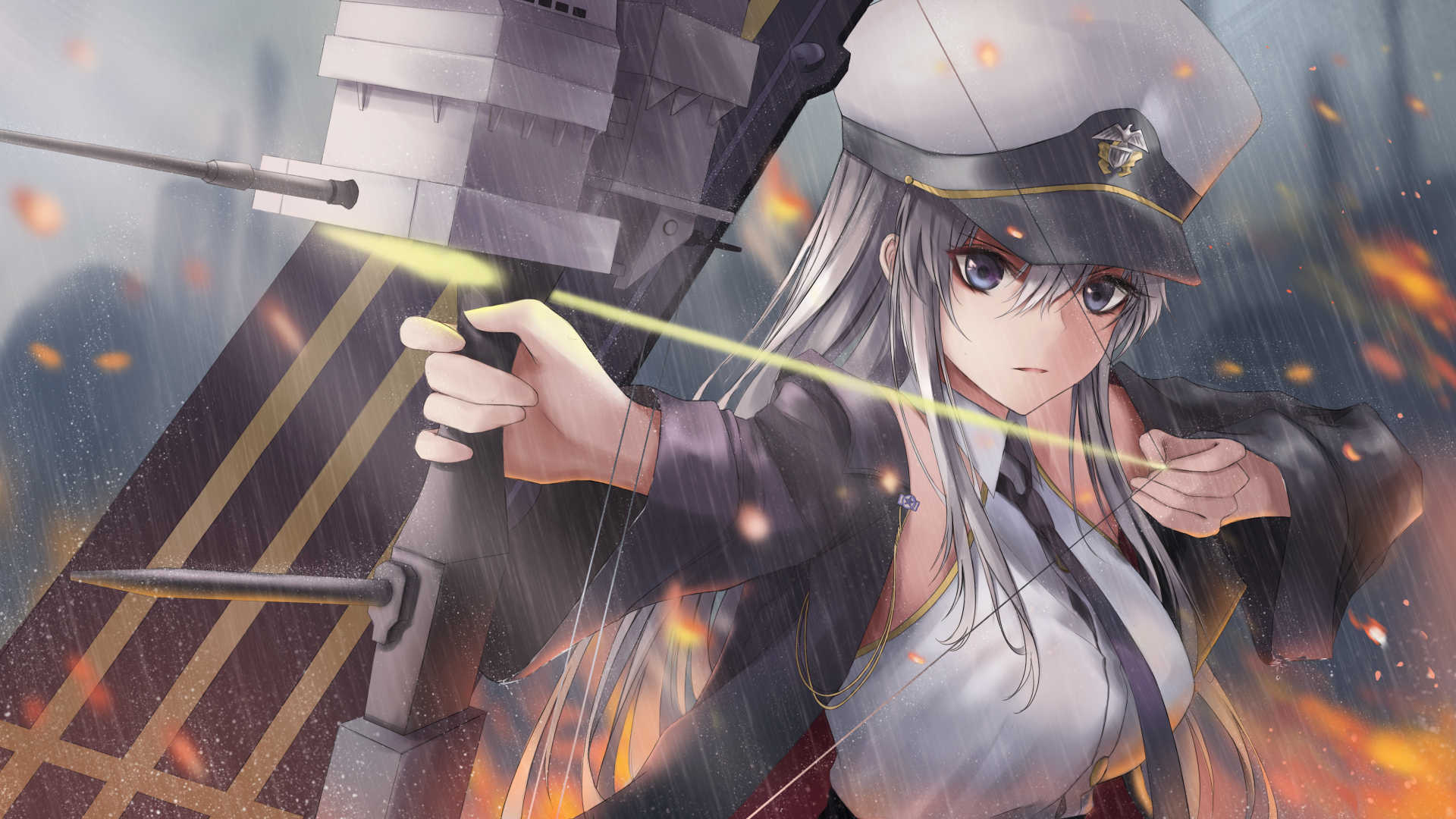 Download Enterprise (Azur Lane) Anime Azur Lane 4k Ultra HD Wallpaper by Turbulence
