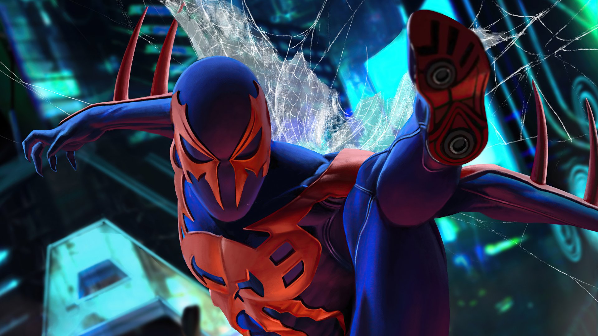 Download Spider-Man 2099 Comic Spider Man 4k Ultra HD Wallpaper by Alex ...