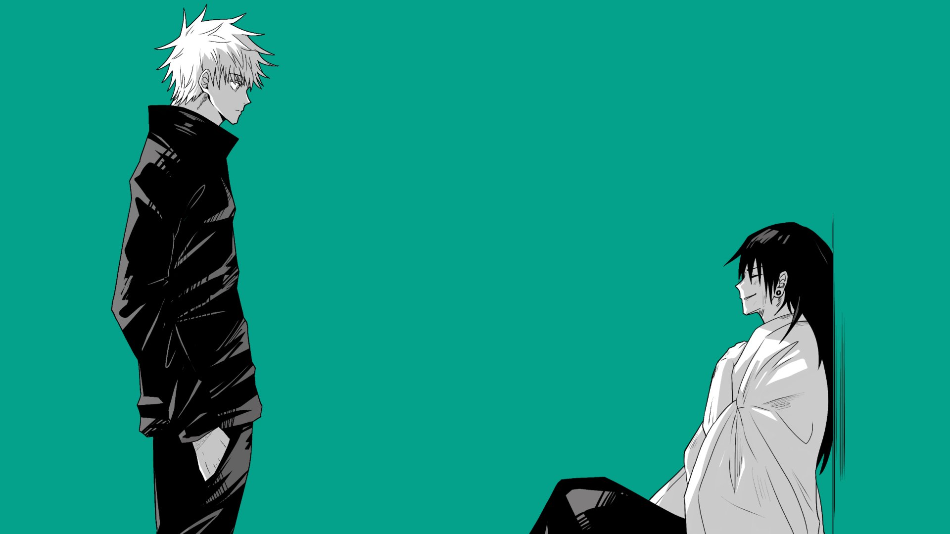 Download Suguru Geto School Uniform Satoru Gojo Anime Jujutsu Kaisen Gojo & Geto HD Wallpaper by しんゆ