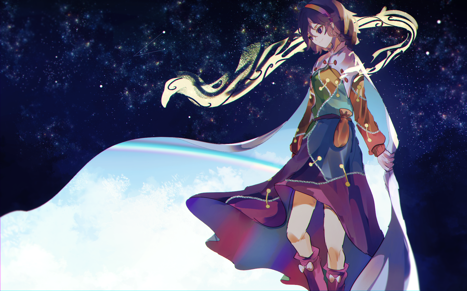 Download Chimata Tenkyuu Anime Touhou HD Wallpaper by ナウファル・ドリーマー