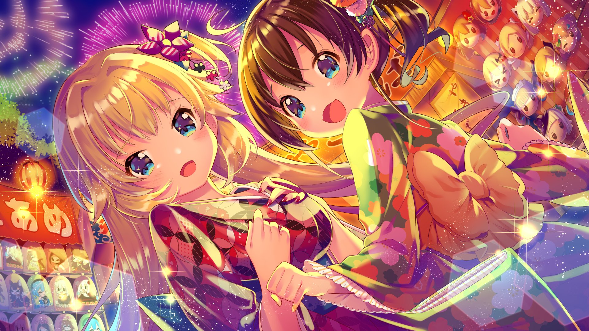 Download Akai Haato Natsuiro Matsuri Nakiri Ayame Hololive Anime Virtual Youtuber 4k Ultra HD Wallpaper by いかり