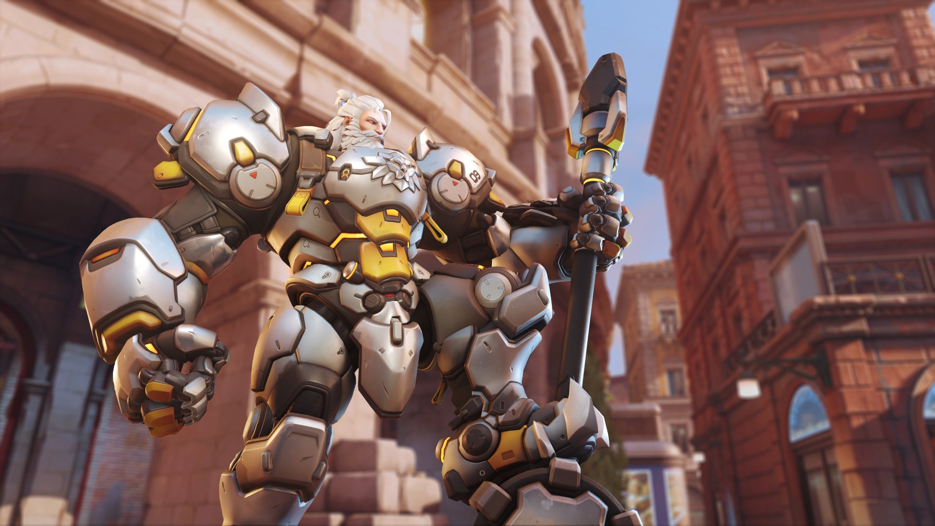 Download Reinhardt (Overwatch) Video Game Overwatch 2 4k Ultra HD Wallpaper
