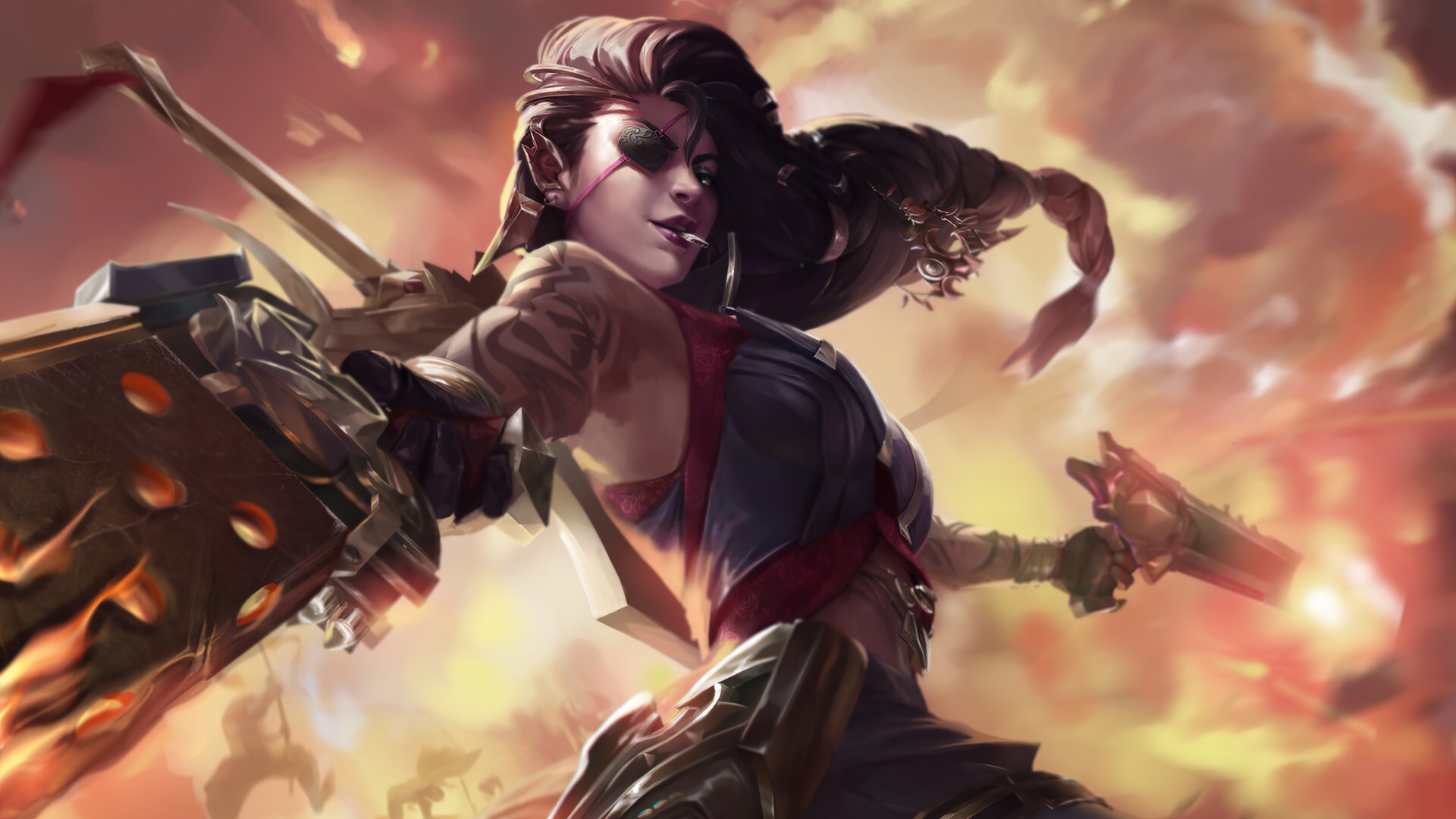 Download Samira (League Of Legends) Video Game League Of Legends 4k Ultra HD Wallpaper