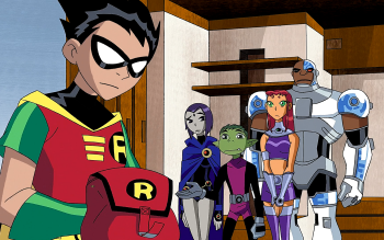 Заставка teen titans