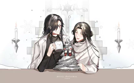 Xie Lian Hua Cheng Anime Tian Guan Ci Fu HD Desktop Wallpaper | Background Image