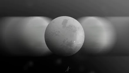 gray artistic moon HD Desktop Wallpaper | Background Image