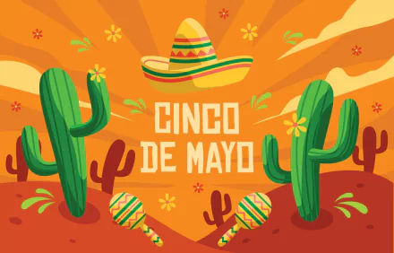 holiday Cinco de Mayo HD Desktop Wallpaper | Background Image