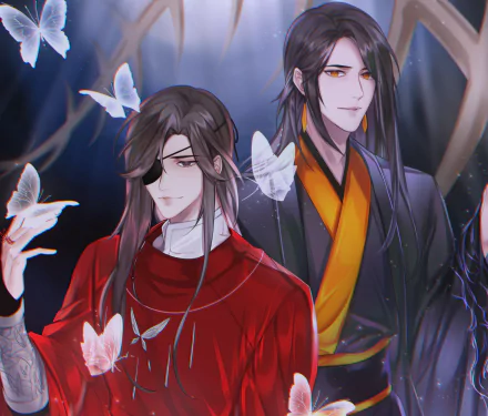 Xie Lian Hua Cheng Anime Tian Guan Ci Fu HD Desktop Wallpaper | Background Image