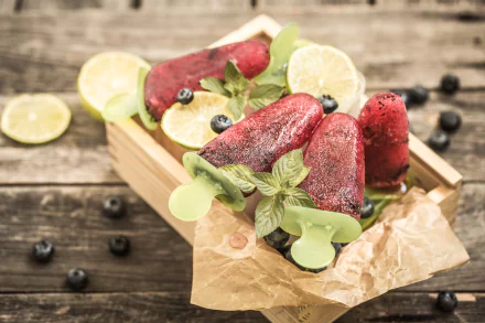 still life ice cream food popsicle HD Desktop Wallpaper | Background Image