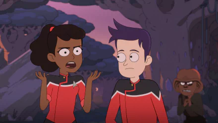 Brad Boimler Beckett Mariner Star Trek TV Show Star Trek: Lower Decks HD Desktop Wallpaper | Background Image