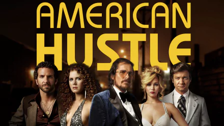 Jeremy Renner Jennifer Lawrence Christian Bale Bradley Cooper Amy Adams movie American Hustle HD Desktop Wallpaper | Background Image