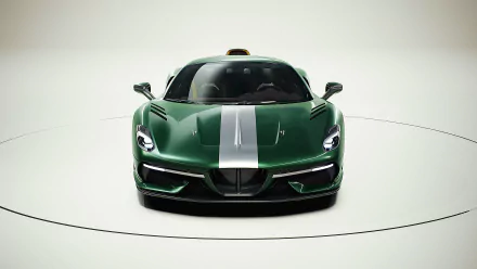 supercar green car car vehicle Touring Arese RH95 HD Desktop Wallpaper | Background Image