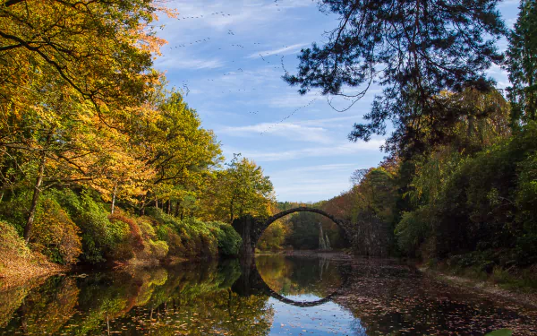  Rakotzbrücke in Autumn