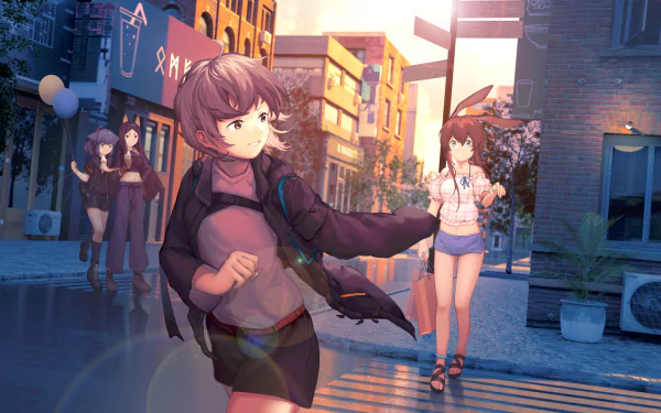 Amiya (Arknights) Dobermann (Arknights) Jessica (Arknights) Doctor (Arknights) video game Arknights HD Desktop Wallpaper | Background Image