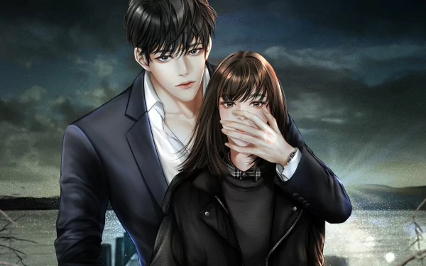 Anime Boy Meets Girl HD Desktop Wallpaper | Background Image