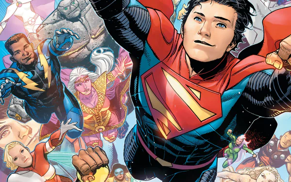 Lightning Lad DC Comics Saturn Girl Jon Kent Superboy Comic Legion of Super-Heroes HD Desktop Wallpaper | Background Image